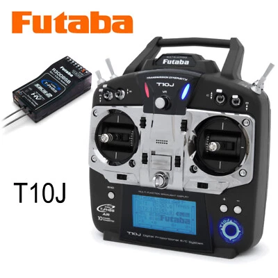FUTABA Knüppelfernsteuerung 10 Kanal T10J Radio Mode-2 T-FHSS Air +  R3008SB - Bild 1 von 4