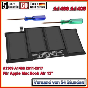 A1496 A1405 Akku Für Apple Macbook Air 13" A1369 A1466 2011-2017 OEM DE - Bild 1 von 12