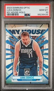 2023 Donruss Optic Luka Doncic #1 My House Holo PSA 10 - Picture 1 of 2