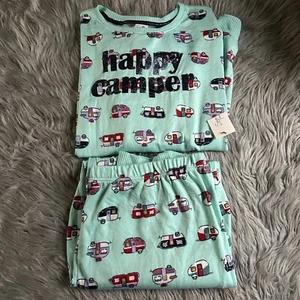 Secret Treasures Christmas Camping Pajama Set Womens Size XL 2X Blue Pajamas Pjs - Picture 1 of 8