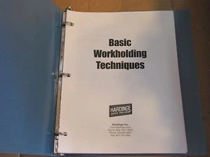  Hardinge Basic Workholding Techniques  Manual - Picture 1 of 2