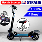 2024 Off Road Electric Scooter 1000W Portable 45KM/H Adult Travel Bike with Tail