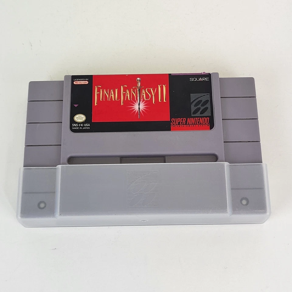 Final Fantasy II 2 (Super Nintendo SNES 1991) Game Cart Only TESTED & PLAYS - Image 1 of 4