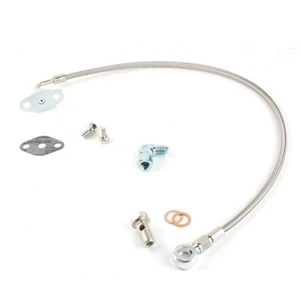 4AN Oil Feed Line Fit VOLVO 740 760 940 w/ Garrett T3 T4 T03B T04B T04E Series - Bild 1 von 5
