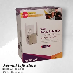 NETGEAR EX6120100NAS Wi-Fi Range Extender - Picture 1 of 5