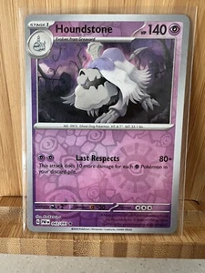 Pokemon Tcg Scarlet & Violet Paldean Fates Houndstone Reverse Holo 043/091 *MINT - Picture 1 of 1