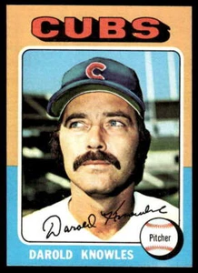 1975 Topps Mini #352 Darold Knowles BASEBALL Chicago Cubs - Picture 1 of 2
