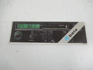 VW Golf II 2 19E 1G 86-92 Manuale di Istruzioni Radio Beta - Foto 1 di 3