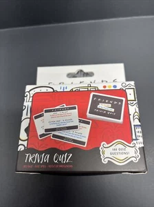 Juego de cartas de cuestionario Friends Trivia, contiene 50 tarjetas de cuestionario/instrucciones - Imagen 1 de 2