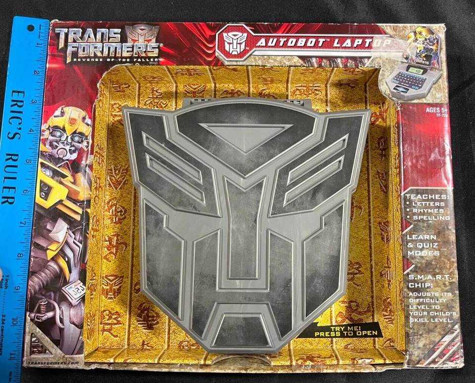 2009 Transformers Revenge of the Fallen Autobot Laptop New Sealed AA 8723 - Image 1 of 4