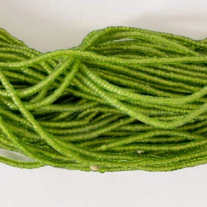 Baule Tamba Green Seed Bead Necklace 76 Strands - Picture 1 of 9