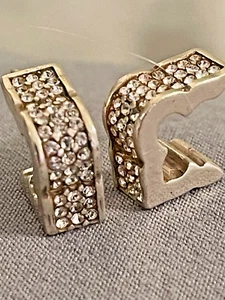 BRIGHTON OHRRINGE PAVE STEINE WUNDERSCHÖN TOLEDO TRES FUNKELNDES SET Must See! - Bild 1 von 22