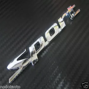 Emblema de coche SPORT ABS cromado para Veloster Elantra Sonata Tucson insignia pegatina - Imagen 1 de 1