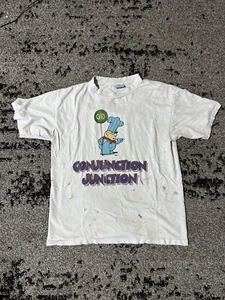 Vintage School House Rock Conjuction Junction T Shirt Large 90s Cartoon Made USA - Picture 1 of 6