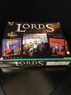 NEW Lords of the Realm 2 - Sierra Computer Game Royal Collection Big Box - Image 1 of 4