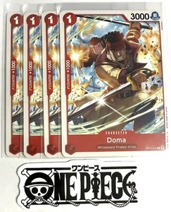 4x One Piece EB01-005 C Doma - English - Regular - TCG - Mint - Picture 1 of 1