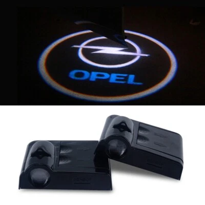 ✅✅ LED SOTTOPORTA SOTTO PORTA PER TUTTE AUTO CON LOGO OPEL A BATTERIA FACILI✅ - Immagine 1 di 4