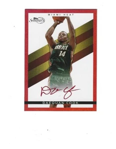 2008-09 Topps Signature Facsimile Red #TSDC Daequan Cook /869  MIAMI HEAT - Picture 1 of 2
