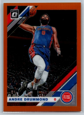 Andre Drummond 2019-20 Panini Donruss Optic Orange /199 #146 Detroit Pistons - Image 1 of 2