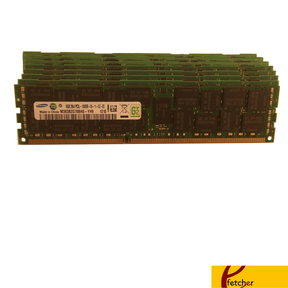 256GB (16 x 16GB) PC3-10600R DDR3 1333 ECC Reg Server Memory RAM DIMM Upgrade - Image 1 of 1