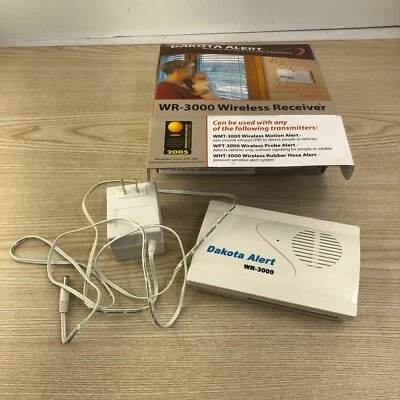 DAKOTA ALERT #WR-3000 Wireless Receiver use with #WMT-3000, #WPT-3000, #WHT-3000 - Image 1 of 4