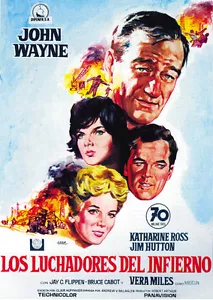Hellfighters (1968) John Wayne Katharyne Ross Película Impreso - Imagen 1 de 1