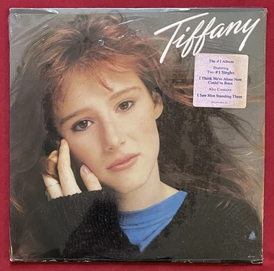 TIFFANY~SELF TITLED LP MINT SEALED! (1987) ORIG PRESS HYPE~THINK WERE ALONE NOW - Image 1 of 2