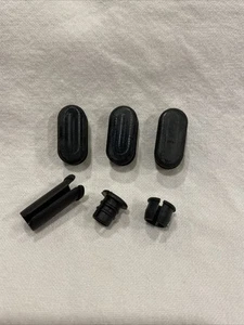 Bike Black Cable Internal Cable Routing Hole Plug Cap Bicycle Frame 20mm X 10mm - Picture 1 of 3