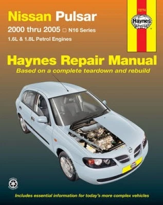 fits Nissan Pulsar (00-05) Haynes Repair Manual by Haynes [Paperback] - Immagine 1 di 2