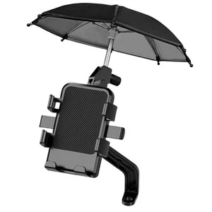 Support téléphone portable pour vélos avec parasol et angle de vision réglab - Photo 1 sur 14