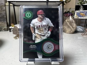 2025 Topps Tribute Mike Trout Stamp of Approval Relics Green /99 #SOA-MT SP - Picture 1 of 1