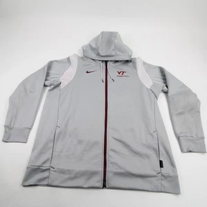 Virginia Tech Hokies Nike Sweatshirt Men's Gray Used - Picture 1 of 5