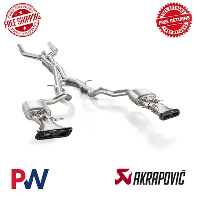 Escape trasero Akrapovic Evolution Line Cat para Mercedes-AMG E63/E63 S 2017-2020 Foto 1 de 4