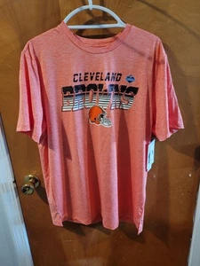 Cleveland Browns NFL Scouting Combine Mens Workout T-Shirt Orange Size Large NWT - Picture 1 of 13