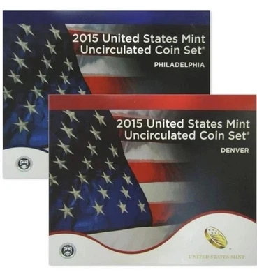 2015 P/D Uncirculated Coin Set U.S Mint Government Packaging OGP COA - Image 1 of 3