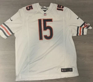Chicago Bears Jersey Mens 2XL XXL White Nike On Field Brandon Marshall #15 NFL - Picture 1 of 4