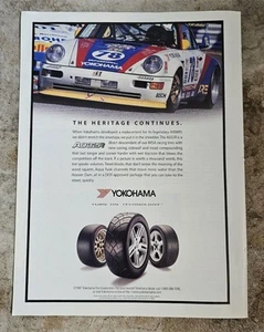 1997 Yokohama A032R Porsche Printanzeige Magazin Werbung - Bild 1 von 4