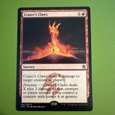 Crater's Claws KTK Khans of Tarkir MTG Card - Image 1 of 2