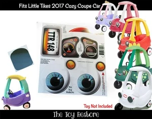 Toy Restore Replacement Stickers fits Little Tikes 2017 Cozy Coupe Car Boy Blue - Picture 1 of 8