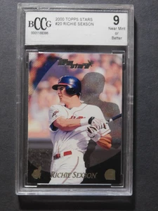 2000 Topps Stars - Richie Sexson - #20 - BCCG 9 - Picture 1 of 2