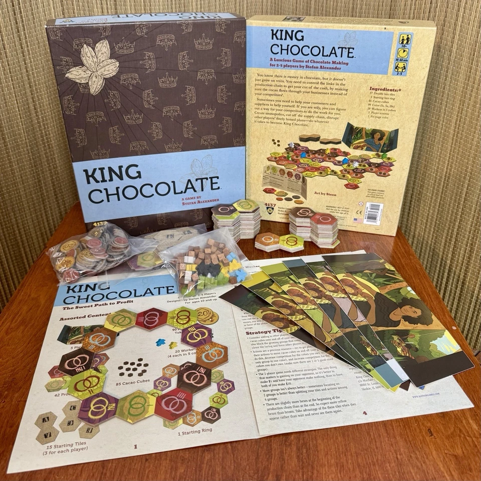 King Chocolate, Juego de Mesa Abstracto para Colocar Azulejos, Mayfair Games, Stefan Alexander Foto 1 de 1