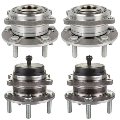For Hyundai Santa Fe 2007-2014 Kia Sorento 4PCS Wheel Hub Bearing Front Rear FWD - Изображение 1 из 4