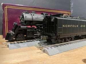 MTH Premier O 20-3036-1 PS-1 N&W Class A #1218 W. BCR & 20-3127 N&W Water Tender - Picture 1 of 24