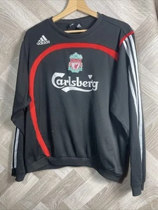 LIVERPOOL 2007 2008 TRAINING FOOTBALL SWEATSHIRT ADIDAS TRACK TOP JERSEY SIZE L - Imagen 1 de 12