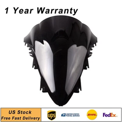 Deflector de viento parabrisas para motocicleta Yamaha YZF R1 2007-08 negro Foto 1 de 4