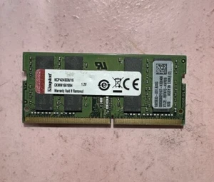 Kingston 16GB PC4-2400 DDR4-19200 260-Pin Laptop Ram Memory KCP424SD8/16 - Picture 1 of 2