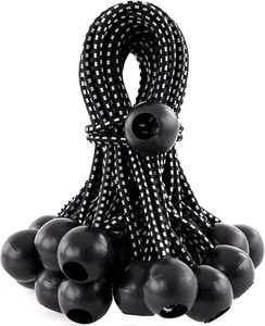 Kotap BB-6B Ball Bungee Cord, resistente e versatile, cravatta in telone per interni ed esterni - Foto 1 di 12