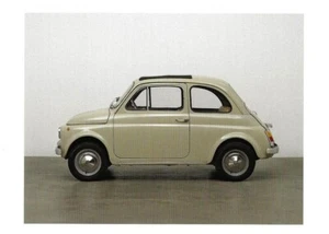 Postcard Dante Giacosa "Fiat 500" Designed 1957 (1968 Model) MoMA NYC MINT - Picture 1 of 1