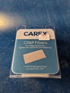 (1) 6 Pack OF FILTERS - Carex CPAP Filters For Philips Respironics C12000 - Picture 1 of 3