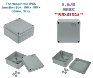 ABB Abzweigdose Thermoplast IP65, 100 x 100 x 50 mm, grau - Mfr: 00846 - Bild 1 von 1